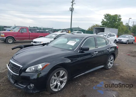 2013 Infiniti M37X X z USA, uszkodzony, nr VIN JN1BY1AR4DM602728